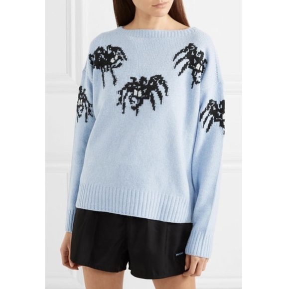 Prada Sweaters - Prada Wool & Cashmere Spider Sweater